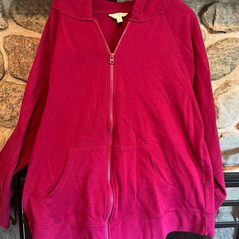 Terra and Sky Berry Fleece Zip-Up Jacket